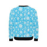 Snowflake Pattern Men's Crew Neck Sweatshirt
