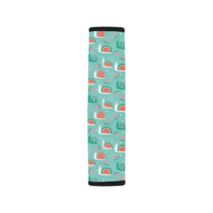 Snail Pattern Print Design 01 Car Seat Belt Cover