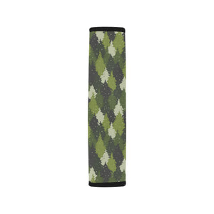 Christmas Tree Camo Pattern Car Seat Belt Cover