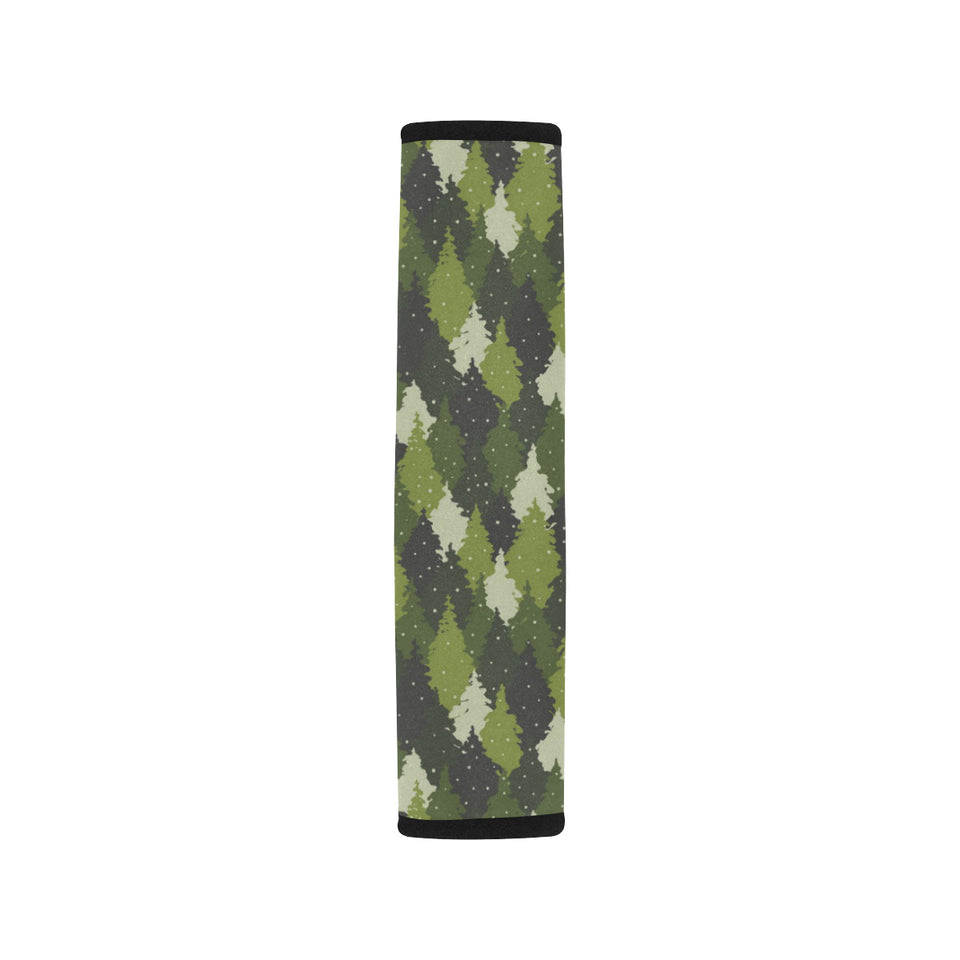 Christmas Tree Camo Pattern Car Seat Belt Cover