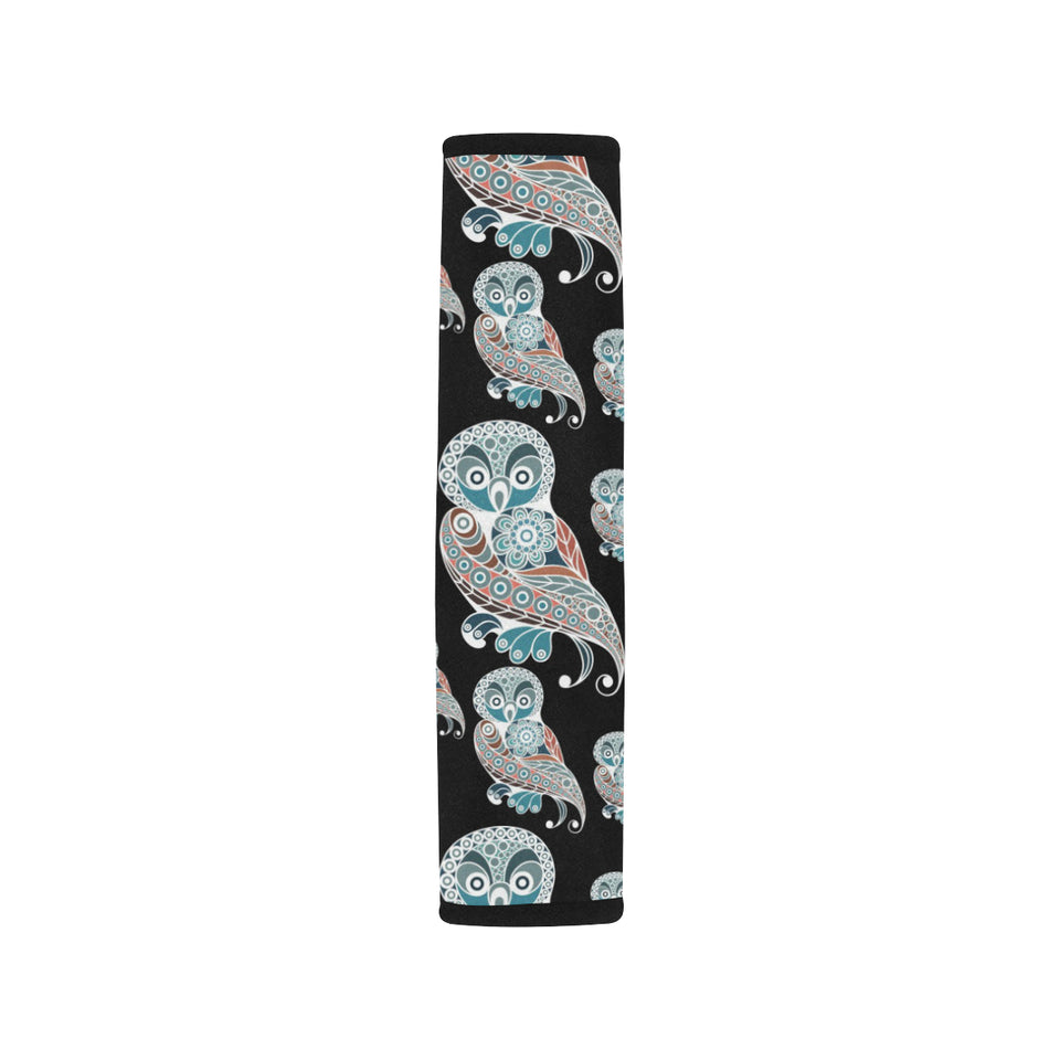 Owl Tribal Pattern Car Seat Belt Cover