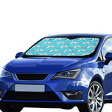 Seagull Pattern Print Design 02 Car Sun Shade