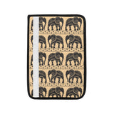 Elephant Pattern Ethnic Motifs Car Seat Belt Cover