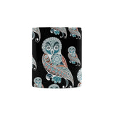 Owl Tribal Pattern Classical White Mug (FulFilled In US)