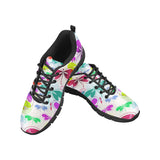 Colorful Dragonfly Pattern Men's Sneakers Black