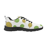 Durian Background Pattern Men's Sneakers Black