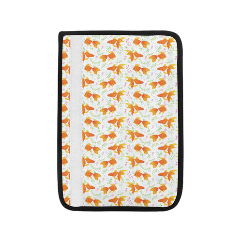 Goldfish Pattern Print Design 03 Car Seat Belt Cover