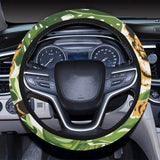 Bengal Tiger Pattern leaves Car Steering Wheel Cover