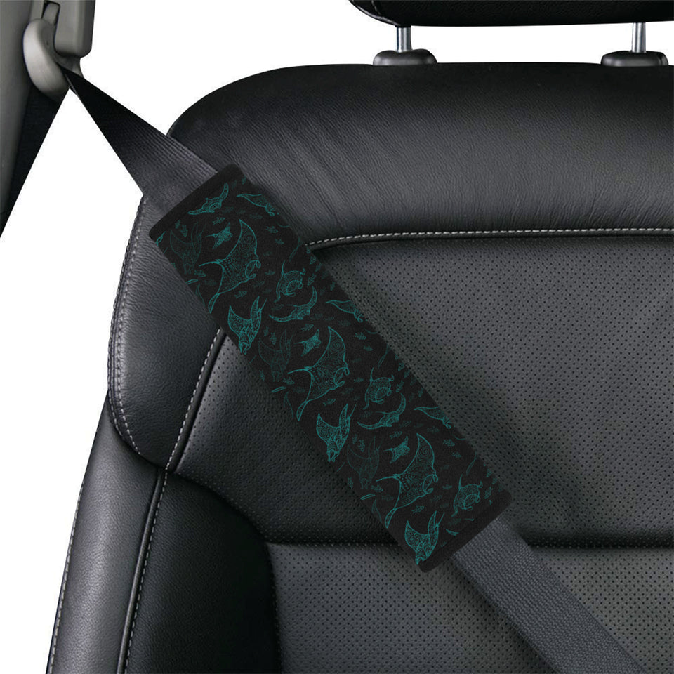 Stingray Pattern Print Design 02 Car Seat Belt Cover