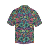 Gear Pattern Print Design 02 Men's All Over Print Hawaiian Shirt (Model T58)