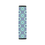 Blue Theme Arabic Morocco Pattern Car Seat Belt Cover