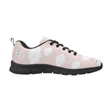 Goat Could Pink Pattern Men's Sneakers Black