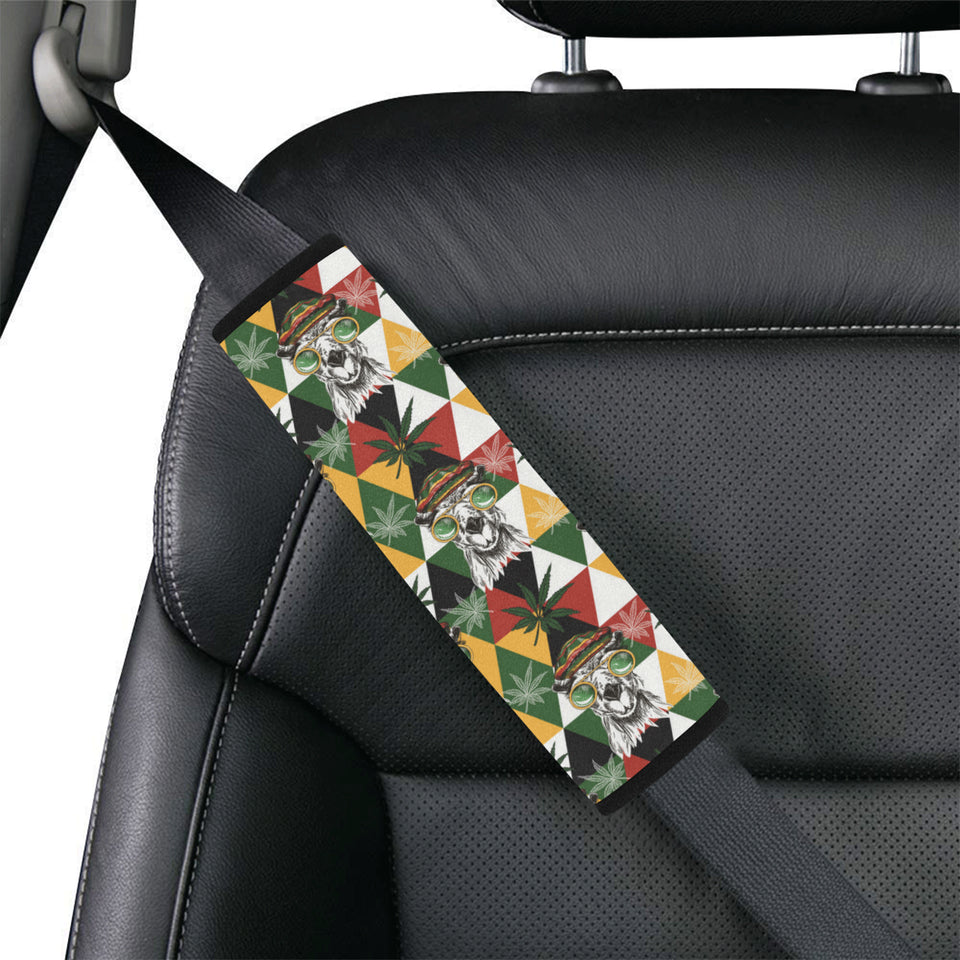 Cool Camel Leaves Pattern Car Seat Belt Cover