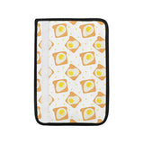 Bread Toast Pattern Print Design 02 Car Seat Belt Cover