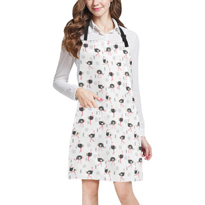 Ostrich Pattern Print Design 02 Adjustable Apron