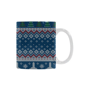 Airplane Sweater printed Pattern Classical White Mug (FulFilled In US)
