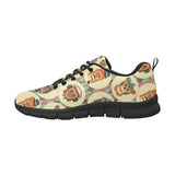 Monkey Pattern Men's Sneakers Black