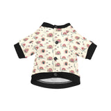 Snail Pattern Print Design 04 All Over Print Pet Dog Round Neck Fuzzy Shirt