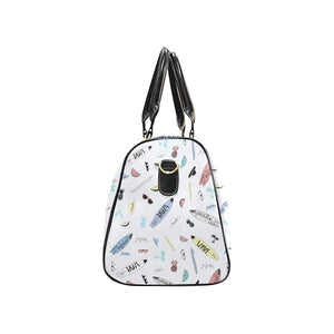 Surfboard Pattern Print Design 01 Travel Bag