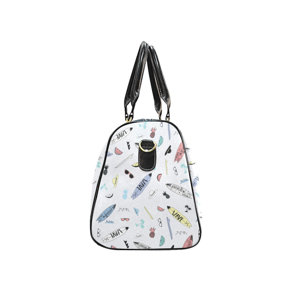 Surfboard Pattern Print Design 01 Travel Bag