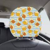 Beer Glass Pattern Car Headrest Cover