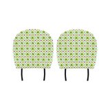 Frog Clover leaves Pattern Car Headrest Cover