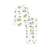 Bull Terrier Pattern Print Design 01 Kids' Boys' Girls' All Over Print Pajama Set