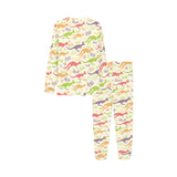 Colorful Kangaroo Pattern Kids' Boys' Girls' All Over Print Pajama Set