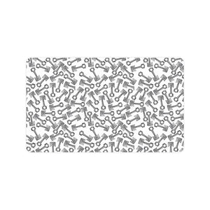 Engine Piston Pattern Print Design 01 Doormat