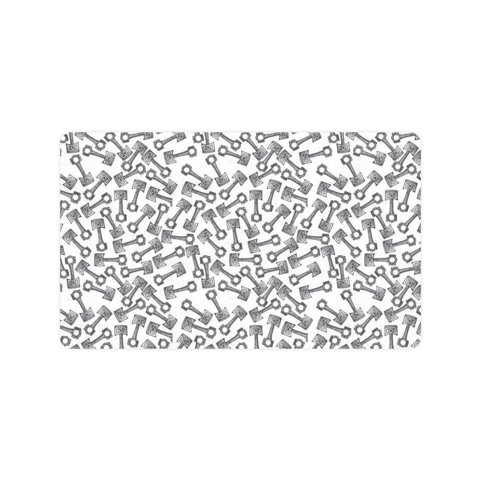 Engine Piston Pattern Print Design 01 Doormat