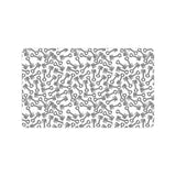 Engine Piston Pattern Print Design 01 Doormat