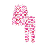 Lips Pattern Print Design 05 Kids' Boys' Girls' All Over Print Pajama Set