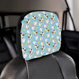 Guinea Pig Pattern Print Design 03 Car Headrest Cover