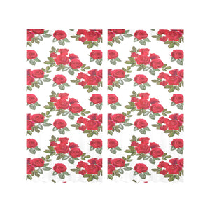 Rose Pattern Print Design 05 Gauze Curtain