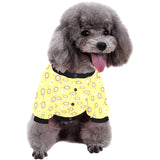 Fried Eggs Pattern Print Design 03 All Over Print Pet Dog Round Neck Fuzzy Shirt