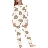 Sea Lion Pattern Kids' Boys' Girls' All Over Print Pajama Set