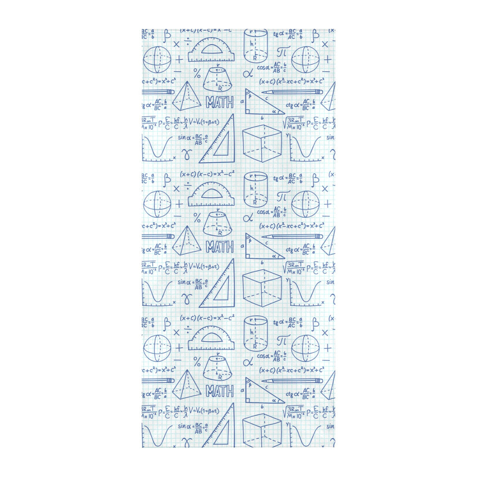 Math Pattern Print Design 03 Beach Towel