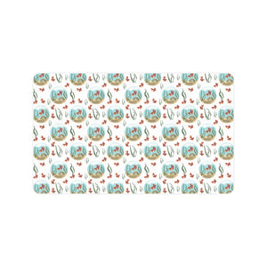 Goldfish Pattern Print Design 01 Doormat