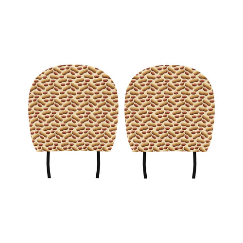 Peanut Pattern Car Headrest Cover