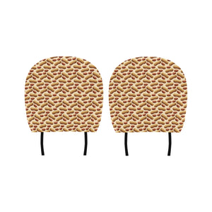 Peanut Pattern Car Headrest Cover