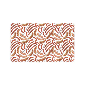 Sausage Pattern Print Design 05 Doormat