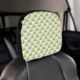 Tennis Pattern Print Design 05 Car Headrest Cover