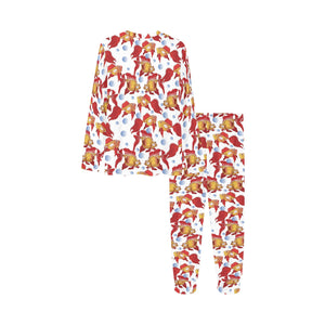 Goldfish Pattern Print Design 02 Kids' Boys' Girls' All Over Print Pajama Set