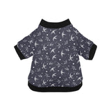 Swallow Pattern Print Design 02 All Over Print Pet Dog Round Neck Fuzzy Shirt