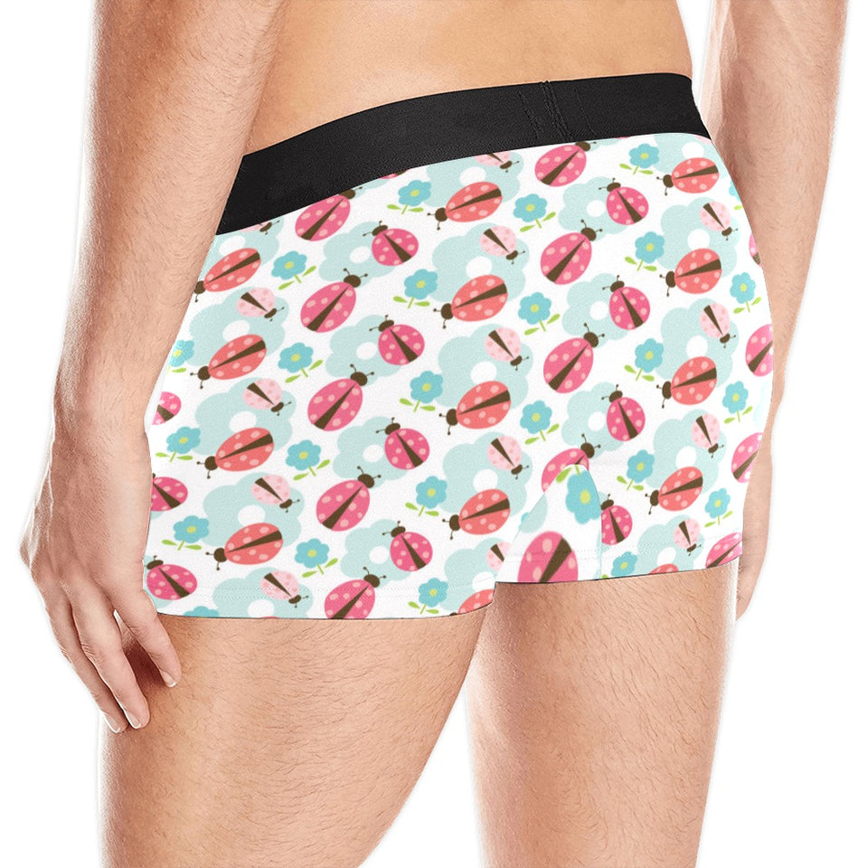 Ladybug Pattern Print Design 03 Men's All Over Print Boxer Briefs Men's Underwear