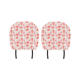 Coral Reef Pattern Print Design 05 Car Headrest Cover