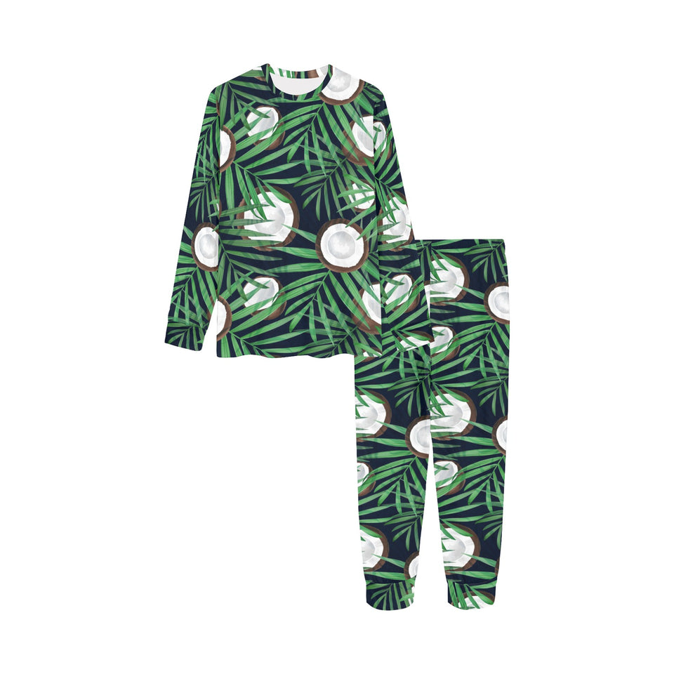 Coconut Pattern Print Design 01 Kids' Boys' Girls' All Over Print Pajama Set