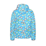 Sun Glasses Pattern Print Design 03 Kids' Boys' Girls' Padded Hooded Jacket