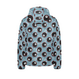 Billiard Ball Pattern Print Design 01 Kids' Boys' Girls' Padded Hooded Jacket