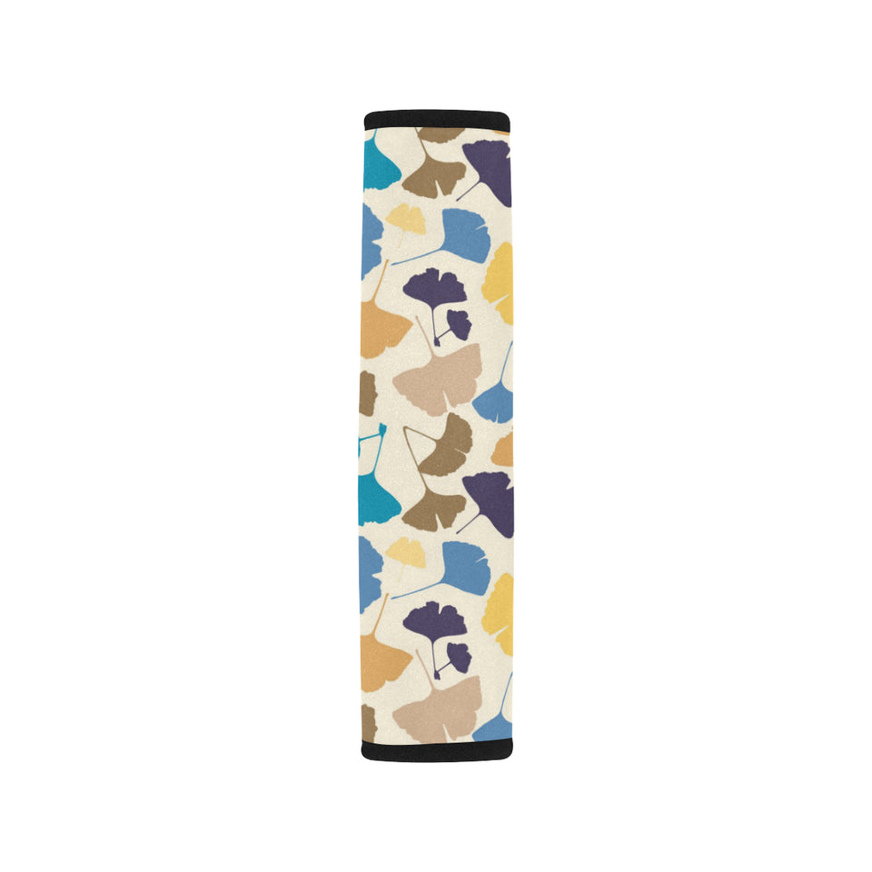 Colorful Ginkgo Leaves Pattern Car Seat Belt Cover